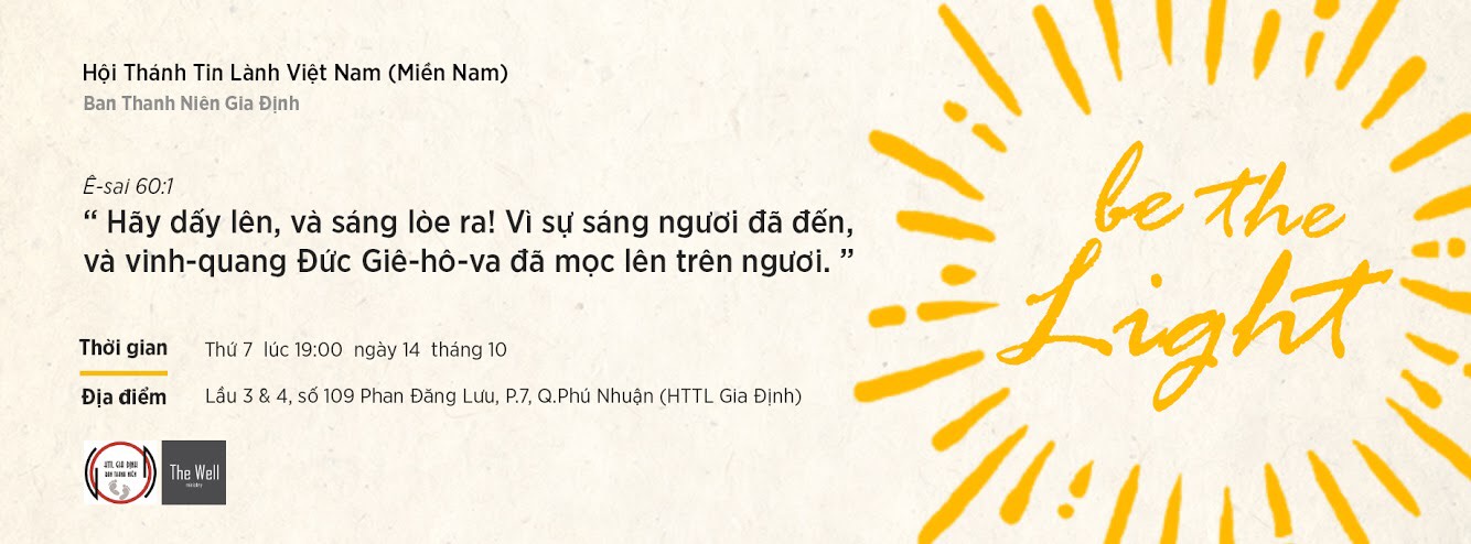 “Be The Light” – Hãy sáng lên!
