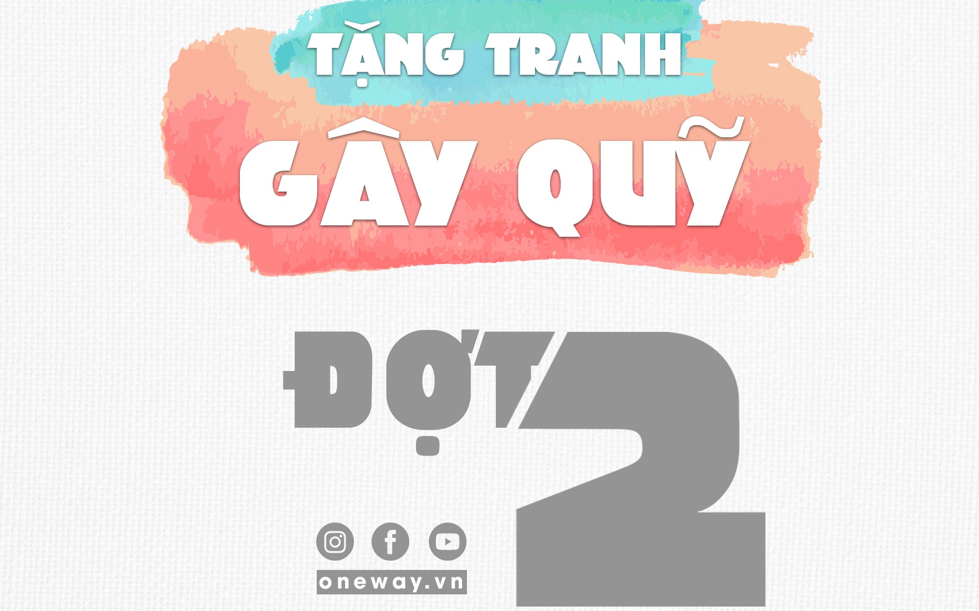 Tặng tranh gây quỹ – Đợt 2