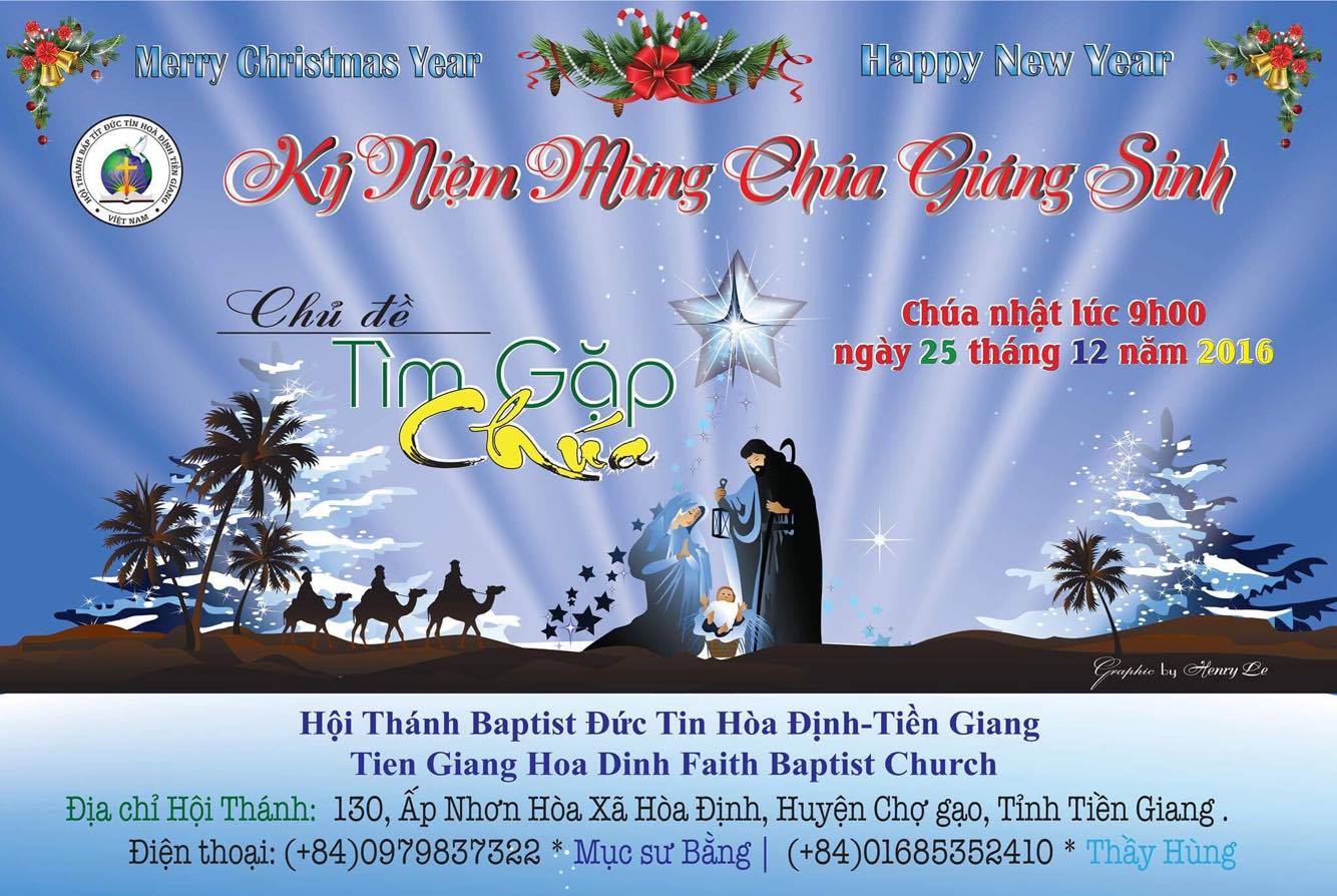 Chương trình Kỷ niệm mừng Chúa Giáng sinh: “Tìm gặp Chúa”