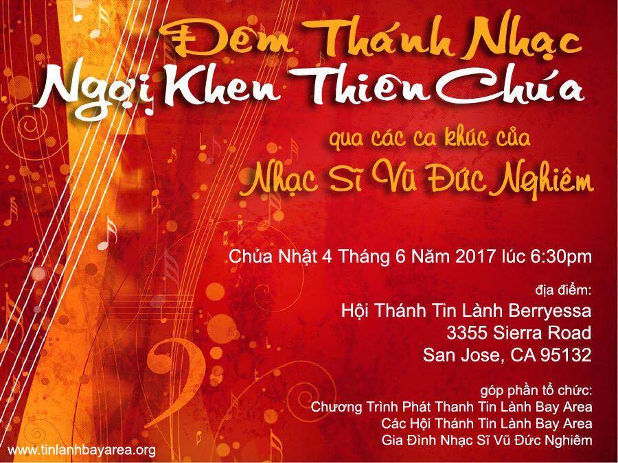 Đêm Thánh nhạc ngợi khen Thiên Chúa của NS Vũ Đức Nghiêm