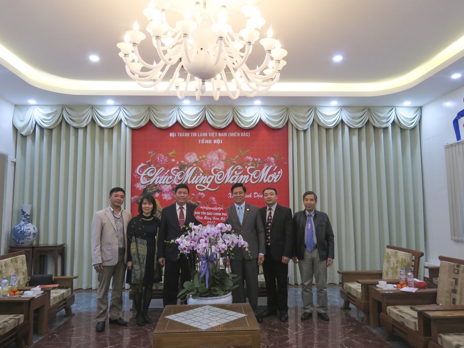 Ban Tôn Giáo Chính Phủ Chúc Tết Tổng Hội HTTL Việt Nam (Miền Bắc)