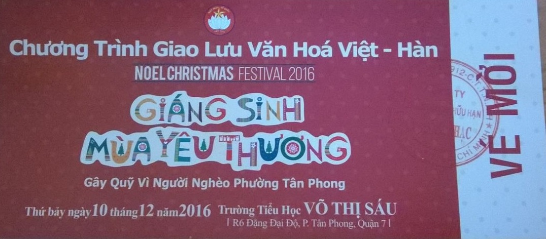 Chương trình giao lưu văn hóa Việt – Hàn “Giáng Sinh Mùa Yêu Thương”