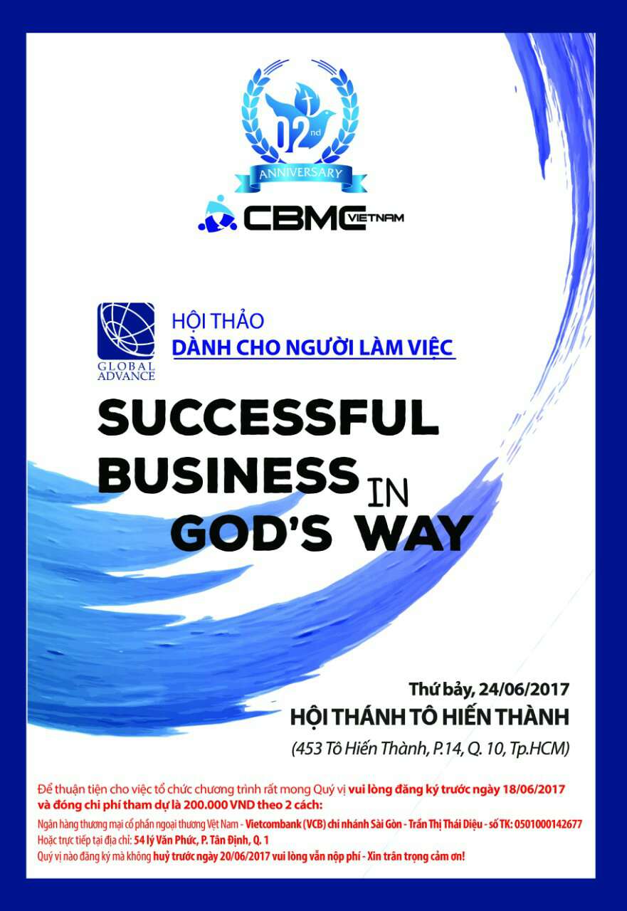 Hội thảo “Thành công theo cách của Chúa”