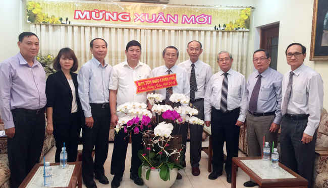 Ban Tôn Giáo Chính Phủ Thăm Tổng Liên Hội Nhân Dịp Năm Mới