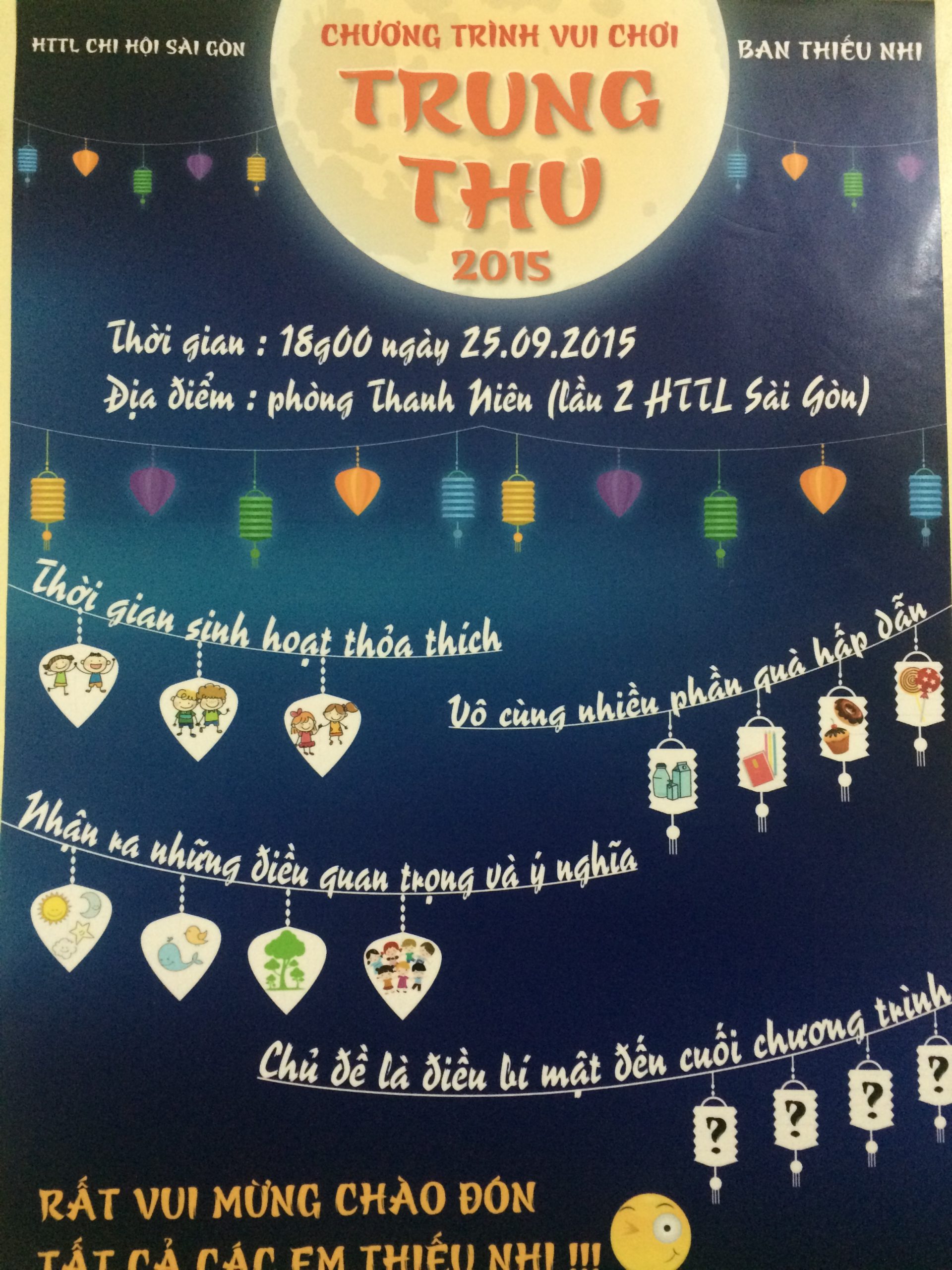 Trung Thu Năm Nay Có Gì Mới Ở HTTL Sài Gòn?