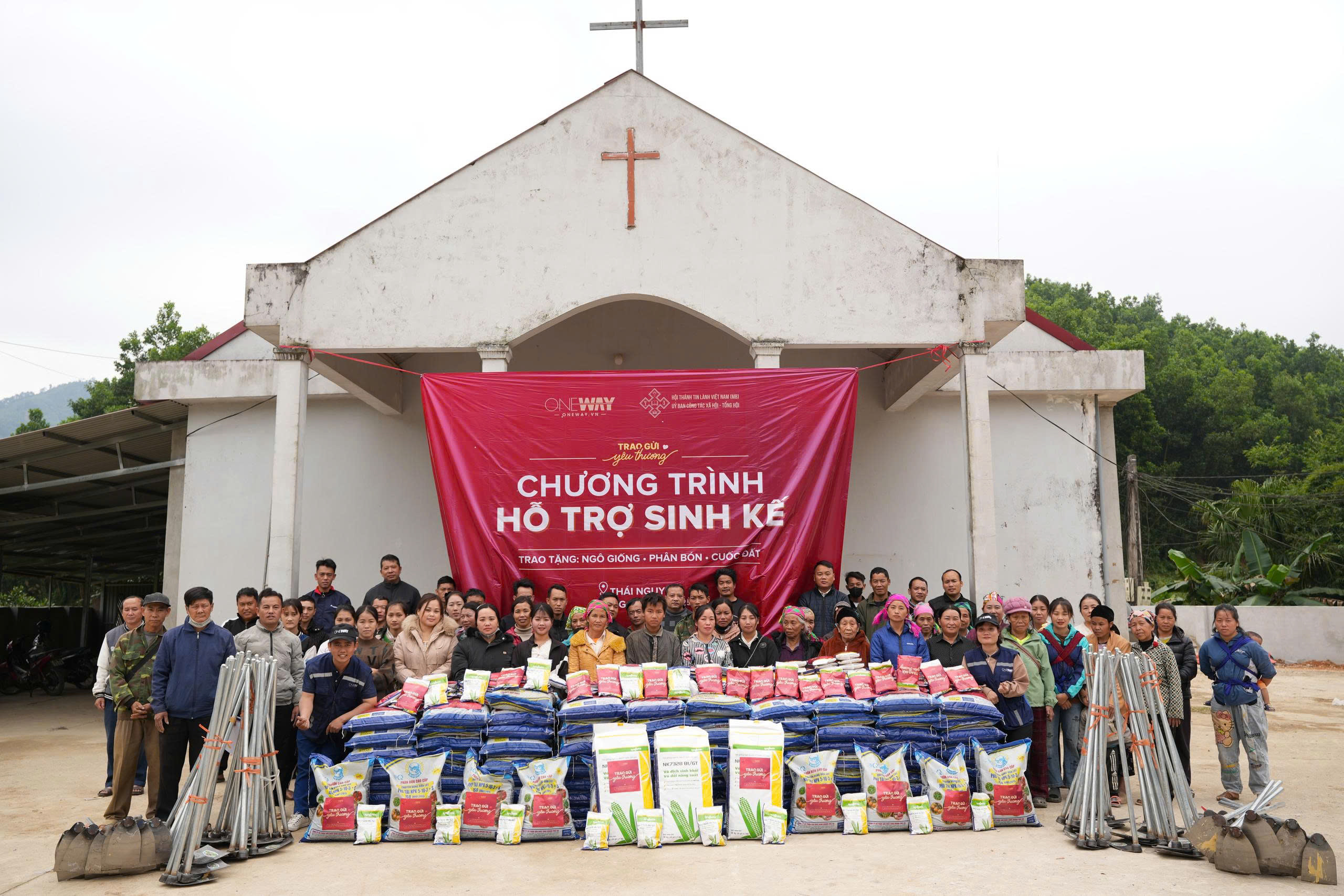 Thái Nguyên: Chương trình hỗ trợ sinh kế cho bà con tín hữu Mỏ Chì sau lũ